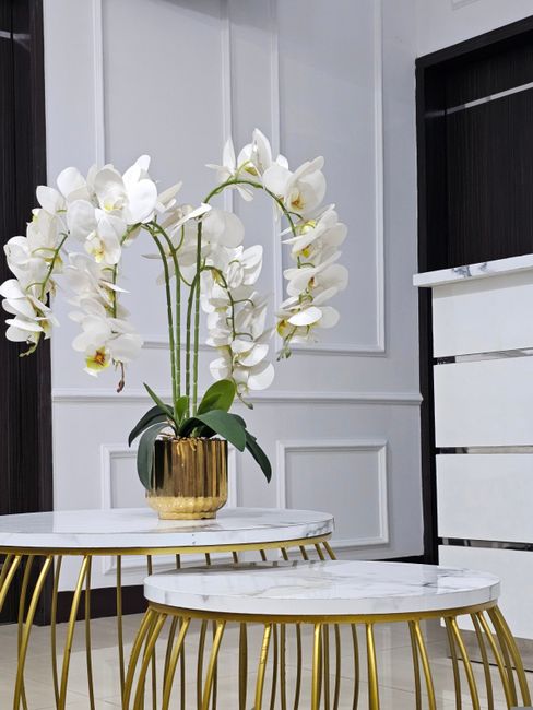 Orchid & Foliage Table Piece